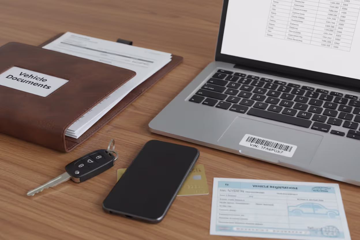 Essential documents and items needed to request a car loan payoff quote